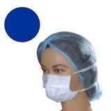 Masca Protectie Albastra cu Legaturi - Prima Blue Surgical Face Mask Ties on Both Sides 50 buc